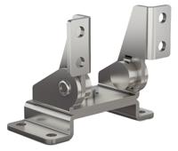 Pinet Polished Stainless Steel Friction Hinge, Screw Fixing, 30mm x 60mm x 51.5mm