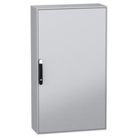 NSYSM14840 Schneider Electric Spacial SM Sheet Steel, Single Door Floor Standing Enclosure, 1400 x 800 x 400mm, IP55
