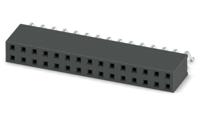 1156905 Phoenix Contact 54D/ 30-SH-0-BT, FQ 2 Series Surface Mount Socket Strip, 2-Row, 2.54mm Pitch, SMD Termination