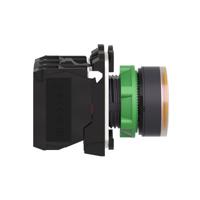 XB5AW35B5 Schneider Electric XB5 Illuminated Orange Push Button NO/NC Spring Return