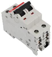 2CDS252001R0607--S202-K63 ABB System M Pro 63A MCB Mini Circuit Breaker2P Curve K, Breaking Capacity 6 kA