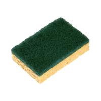 Spontex Blonde, Green Scourer 110mm x 70mm x 28mm, for Cleaning Use