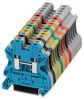 8WH1000-0AG04 Siemens 8WH Series Orange DIN Rail Terminal Block, 4mm², 1-Level, Screw Termination