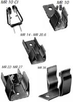 Mersen Sliver Plated Copper Bolt In Mount Fuse Clip for 10.3 x 58mm Cartridge Fuse