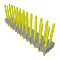TSW-112-14-T-D Samtec TSW Series Vertical Through Hole PCB Header, 24 Contact(s), 2.54mm Pitch, 2 Row(s), Unshrouded