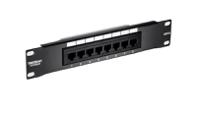 Trendnet TC Series Cat6 8 Port RJ45 Patch Panel Unshielded 44mm Black