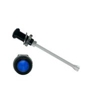 RHD-2140-F9PZB67PR  Bivar, Panel Mount Vertical LED Light Pipe, Blue Round Lens