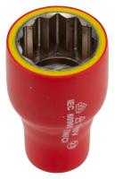 2380022 STAHLWILLE 22mm with 3/8 in Drive Socket Bi-Hex