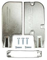 5745652-1 TE Connectivity AMPLIMITE Series Zinc Alloy Right Angle D-sub Connector Backshell, 9 Way, Strain Relief