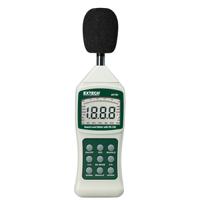 Extech 407750 Sound Level Meter, 30dB to 130dB, 8kHz max