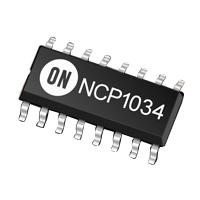 NCP1034DR2G onsemi  DC-DC, Buck Controller 500 kHz 16-Pin, SOIC