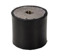 126-3926 RS PRO Cylindrical M10 Anti Vibration Mount, Female to Female Bobbin with 128.99kg Compression Load