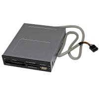 35FCREADBK3 Startech 7 port USB 2.0 Internal Memory Card Reader for Compact Flash Type I, HC-MMC, HS-MMC, HS-MS, Memory Stick Duo,