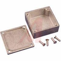 1590LLB Enclosure; Diecast Aluminum Alloy; 0.83 in.; 1.97 in.; Natural; 0.08 in.
