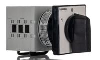 GX2053U Lovato, 3PDT 3 Position 60° Changeover Cam Switch, 690V ac, 20A, Knob Actuator