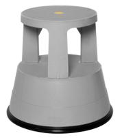 FIMM 2 Tread Plastic Steps 380mm Platform Height, Grey