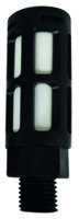 RS PRO PSU Plastic Pneumatic Silencer, Threaded, 1/8 in Male