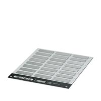 1092024 Phoenix Contact Silver Adhesive Heavy duty Label Sheet, Pack of 1Sheets