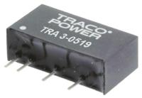 TRA-3-1213 TRACOPOWER TRA 3 3W Isolated DC-DC Converter Through Hole, Vin 10.8 → 13.2 V dc, Vout 15V dc