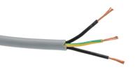 470035YY-GE321 Alpha Wire Industrial Cable, 3 Conductor Grey PVC Sheath, 50m Reel