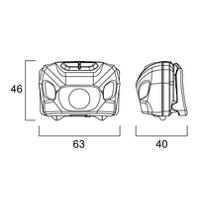 90203 Sylvania LED  Head Torch 30 lm, 902 RangeSylvania