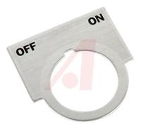52NL26 Siemens 52 Legend Plate for use with Class 51 Device, Class 52 Device