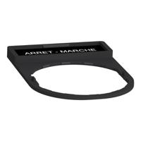 ZBY2166 Schneider Electric Legend Holder for Use with XB4 Series, Arrêt - Marche, On OffSchneider Electric