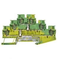 8WH2035-0CF07 Siemens 8WH Series Green, Yellow Din Rail Terminal, 2.5mm², 3-Level, Spring Termination, CSA