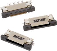 68713614022 Wurth Elektronik, WR-FPC 0.5mm Pitch 36 Way Horizontal Receptacle FPC Connector, ZIF Top Contact