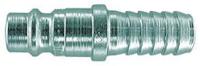 103205002 CEJN Steel Pneumatic Quick Connect Coupling, Hose Barb, 6.3mm Hose Barb Connection