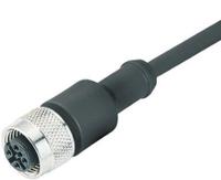 79-3480-35-08 Binder Cable assembly With an 8 Pole M12 Connector Socket and an Unterminated End, 5m Cable