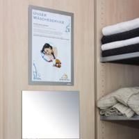4872-23 Durable DURAFRAME Silver A4 Smooth and rigid Information Frame, 323mm Height, 236mm WidthDurable