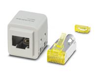 1077117 Phoenix Contact Heavy Duty Power Connector Insert, 1A, HC-Q-I-RJ45-08-M Series