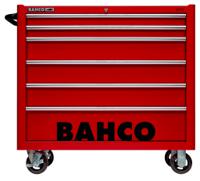 1475KXL6RED Bahco 6 Shelf Trolley, 986 x 501 x 1100mm, 30kg Load