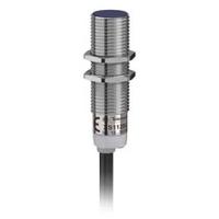 Telemecanique Sensors Inductive Threaded Barrel Proximity Sensor, M12, 2 mm Detection, PNP NO, 12 → 24 V dc