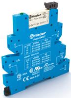 39.11.0.125.0060 Finder 39 Series Interface Relay Module, DIN Rail Mount, 110V ac/dc Coil, SPDT, 1-Pole, 6/10A Load