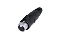 RCX5F-Z-002-0 Socket Mount XLR Connector, Female, IP65, 5 Way
