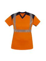 TSHIRBAHIA2OMXL T2S Bahia Orange Women Hi Vis T-Shirt, XL