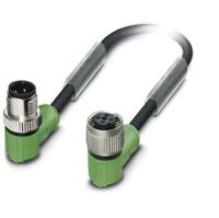 1504589 Phoenix Contact Right Angle Male M12 to Female M12 Actuator/Sensor Cable, 2m