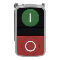 XB4BL73415 Schneider Electric Harmony XB4 Green, Red Push Button NO/NC Spring Return