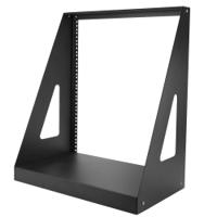 2POSTRACK12 12U Server Rack With Steel 2-Post Frame in Black