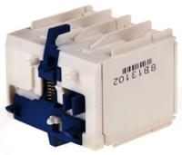 LA1KN04 Clip On Auxiliary Contact with Screw Terminal, 4NC, 10 A, 600 V ac