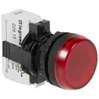 0-237-71 Legrand Pilot Light, Panel Mount, Red LED, 26.4V, IP69