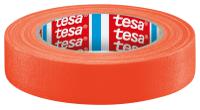 04671-00049-10 Tesa Orange Acrylic Coated Gaffa Tape, 19mm x 25m, 0.28mm Thick