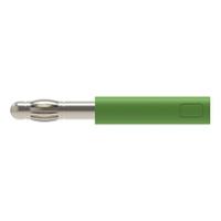 Schutzinger Green, Male to Female Test Connector Adapter With Metal contacts and Nickel Plated - Socket Size: 4mm