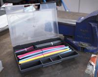397-679 RS Pro Black, Blue, Brown, Green/Yellow, Red, White, Yellow 2:1, 3:1, Heat Shrink Tubing Kit