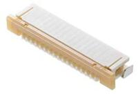 Molex, Slide, 52271 1mm Pitch 12 Way Right Angle Female FPC Connector, Solder