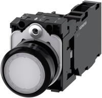 3SU1102-0AB60-1FA0 Siemens SIRIUS ACT 3SU11 Series Illuminated Push Button, Panel Mount, 22mm Cutout, SPDT