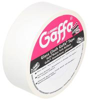 Advance Tapes AT202 White Gloss Gaffa Tape, 50mm x 50m, 0.22mm Thick