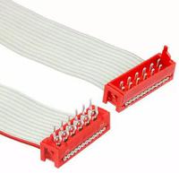 2205072-3 TE Connectivity Micro-Match Ribbon Cable Assembly, Micro-Match MOW Plug to Micro-Match PB Plug, 200.5mm